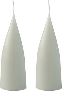 cone shaped pillar candles