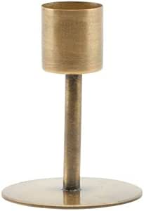 antique brass candle stand