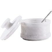 Marble Salt Cellar White