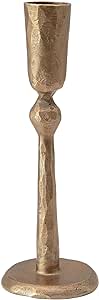 creative co-op brass candle holder
