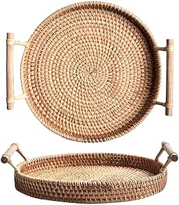round serving tray