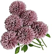 6 Pcs Silk Chrysanthemum
