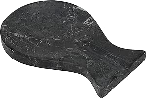 Marble Spoon Rest Black