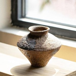 rustic ceramic vase
