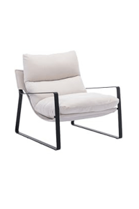 white occasional chair